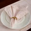 ELM & OAK Textiles Serena Pink Napkins (Set Of 4)