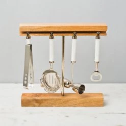 ELM & OAK Sydney Barware Stand And Accessories