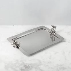 ELM AND OAK Barware Rabbit Tray