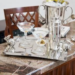 ELM AND OAK Barware Rabbit Tray