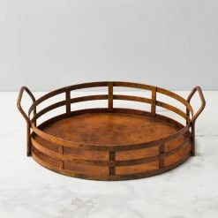 ELM & OAK Tuscan Round Tray (Large) Table Top