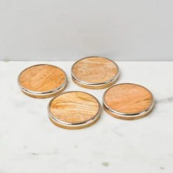 ELM & OAK Verona Coasters (Set Of 4)