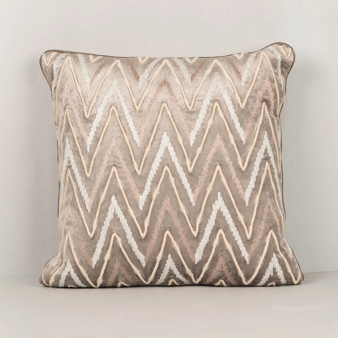 ELM AND OAK Zainab Embroidered Cushion Textiles 2 ELM AND OAK Zainab Embroidered Cushion Textiles